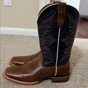 Ariat Black and Brown Western Boots